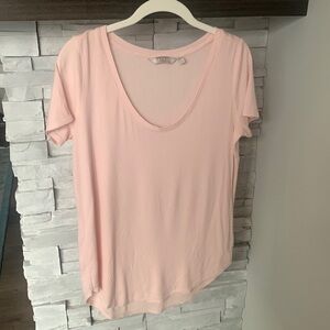 Athleta Revive pink scoop neck